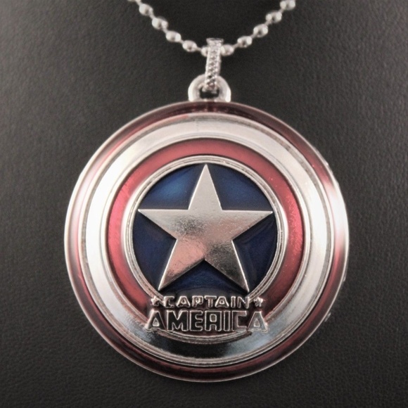 Marvel Jewelry - Marvel Captain America Shield Pendant Chain